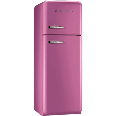Smeg FAB30RFP 60cm 'Retro Style' Fridge Freezer in Pink with Right Hand Hinge Smeg FAB30RFP 60cm 'Retro Style' Fridge Freezer in Pink with Right Hand Hinge